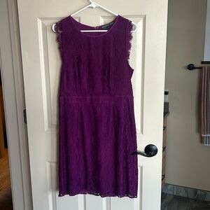 Large Brixton Ivy Purple Lace dress worn once for wedding rehearsal